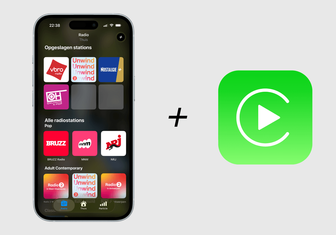 Radio on Plus with Carplay support